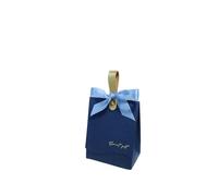 Cajas para Chuches 20/50/100pcs Ribbon Candy Box Suitable For Various Parties, Festivals, Weddings, Candy Boxes, Cookies,(Blue,100PCS_12.5X6.5X10CM)