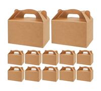 Cajas para Postres | 12 Piezas Contenedor Plegable Para Dulces - Cajas De Recuerdos,Para Niños Adolescentes Adultos Amantes De Manualidades Cumpleaños Compromisos Bodas