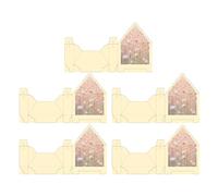 Cajas para sobres - de 5 piezas en forma de bolso para doblar - de sobres para San Valentín, boda, compromiso, cumpleaños, graduación, día de la madre