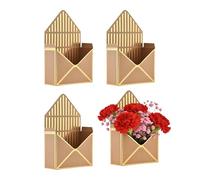 Cajas sobre para flores - 4 unidades porta buquet de gran capacidad | de papel vacía para ramo | Para novia, mujer y madre, regalo de cumpleaños, Navidad o
