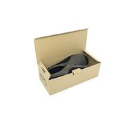 Cajeando - Pack de 10 Cajas de Cartón Automontables para Zapatos 31 x 14 x 10,5 cm Zapatero Apilable y Ordenación de Sneakers o Zapatillas Guarda Zapatos Color Marrón