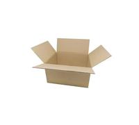 Cajeando - Pack de 20 Cajas de Cartón de Canal Simple 65 x 55 x 61 cm Color Marrón Mudanza y Almacenaje Fabricadas en España