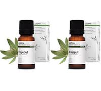 Cajeput BIO (Melaleuca leucadendra) - 10 mL - Aceite Esencial Quimiotipado y Certificado AB - Aroma Labs (Paquete de 2)