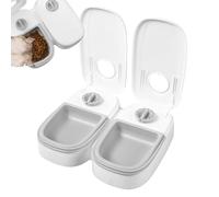 Cajero automático de comida para gatos,350ml Almacenamiento de Alimentos En Baterías | Contenedor de Alimentos para Gatos Temporizado,Para Cachorro Gatito Pequeño Medio Razas Al Aire Libre Hogar Sala