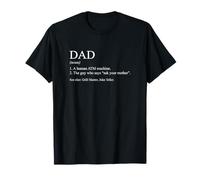 Cajero automático Pregúntale a tu Madre Papá Humor Papá Chistes Camiseta