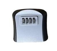 Cajetin Llaves con Codigo Cerradura de combinación for guardar llaves, resistente al agua, for montar en la pared, con 4 dígitos y contraseñas, for guardar 5 llaves, fácil de instalar en casa o en la