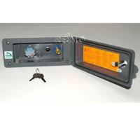 Cajetín Mezclador Gris con Cerradura SIN Ducha Exterior Interruptor RK Reich