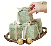 Cajitas Regalo Pequeñas 10 cajas de dulces for bodas, fiestas, cumpleaños, regalos, con cintas