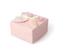 Cajitas Regalo Pequeñas Caja de papel kraft ondulado for dulces, regalo boda, bolsa embalaje plegable for bricolaje, decoración for fiesta cumpleaños, 10 o 20 unidades(Pink,10pcs)