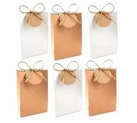 Cajitas Regalo Pequeñas Cajas de papel kraft for bodas, fiestas cumpleaños, decoración, suministros for pequeñas empresas, embalaje, 10, 30 o 50 unidades(Mixed color,10pcs)