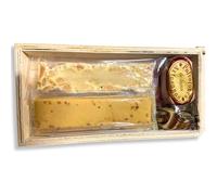 Cajitas surtidas pequeñas de chocolates, miniturrones, mazapanes, para regalar (Turrones, Mazapanes, Polvorón)