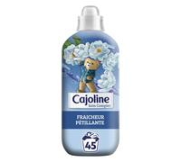 CAJOLINE - Suavizante en botella - 45 lavados - Frescura burbujeante - Aroma refinado con esencias naturales - Botella de plástico 100% reciclado