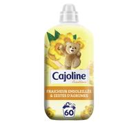 CaJOLINE - Suavizante en botella - 60 lavados - Frescura soleada y cáscara de cítricos - suavidad intensa y frescura duradera perfumada