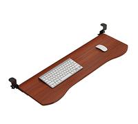 Cajón ajustable para teclado, bandeja deslizante grande para oficina en casa y escuela, soporte ergonómico para teclado, organizador de escritorio que ahorra espacio para escribir cómodamente