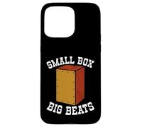 Cajón Caja Pequeña Diseño Big Beats para Kachon Player Cajónist Carcasa para iPhone 15 Pro Max