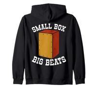 Cajón Caja Pequeña Diseño Big Beats para Kachon Player Cajónist Sudadera con Capucha