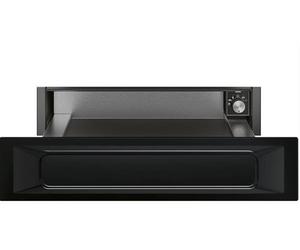Cajón Calientaplatos Smeg Cpr915n 21L 6 Programas Negro