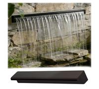 Cajón de desagüe extralargo de 96,5 cm (38") para Piscinas Exteriores, Fuentes de jardín y Patios. Kit de Conector de desbordamiento Detive para estanques empotrados. Color Negro.