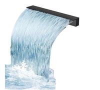 Cajón de desagüe Personalizable para Piscinas y estanques de Peces. Conector de Cascada de PVC para Impresionantes Elementos acuáticos Exteriores, Fuentes y mejoras paisajísticas.