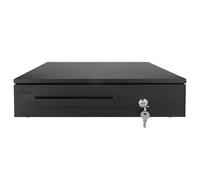 Cajón de Dinero Profesional de Acero, 5 Compartimentos para Billetes, 8 para Monedas, Cerradura de Seguridad, RJ-11, VOLTAJE 12V/24V, Charola Removible, 1,000,000 Operaciones aseguradas, QOC-HON12-01