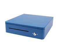 Cajón de efectivo Olympia S330 Azul 4 billetes 8 monedas metálico seguro