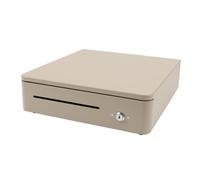 Cajón de efectivo Olympia S330 manual metálico gris 4 billetes 8 monedas