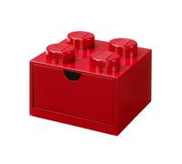 Room Copenhagen Cajón de escritorio LEGO de 4 espigas Rojo