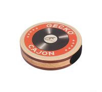 Cajón de tamaño de viaje con sistema de cuentas integrado que simula la dinámica de la coctelera mientras mantiene la sensación clásica del tambor