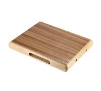 Cajón de viaje ultradelgado, guitarra portátil de tambor de madera de cebra con agujeros de sonido, percusión manual, caja de ritmo, color de registro