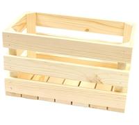 Cajón decorativo de 35 x 20 x 20 cm, caja de madera ecológica, cepillada para guardar vino, frutas y verduras