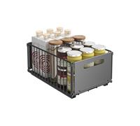 Cajón deslizante cocina, almacenamiento bajo fregadero armario cocina, cajón telescópico cocina, organizador de cajones de cocina, organizador de cajones para cocina, cajón de cocina, 25 x 37 x 19 cm