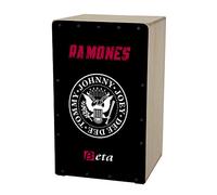 Cajón flamenco Beta mod. 'RAMONES' - Caja musical - tributo. Instrumento de percusión personalizado (material: abedul)