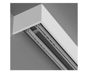 Cajón For Cortinas De Doble Riel con Rodillos Silenciosos. Montaje En Techo O Pared. Resistente Y Fácil De Instalar. Ideal For La Decoración del Hogar Y La Oficina.(Ceiling Mount,2.8m (9.2ft))