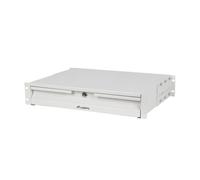 CAJON LANBERG PARA RACK 19" 2U 483X360MM HASTA 90KG GRIS CIERRE FRONTAL