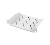 Cajón Metálico Fijo para Rack de 10 Pulgadas - 20 kg, Gris 254x180 mm