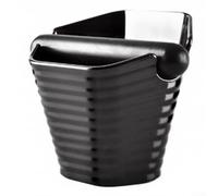 Cajón para Posos de Café 0.6L ABS Negro - Contenedor para Portafiltros 51mm para espresso - Recipiente Molido Estable para Barra