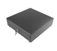 CAJON PORTAMONEDAS MUSTEK 410X415 MM 5 BILL/8 MON RJ12 MICROSWITCH NEGRO