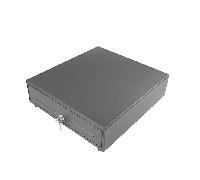 CAJON PORTAMONEDAS MUSTEK CP-330, 330 X 335 MM, COLOR NEGRO.
