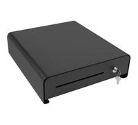 Cajón portamonedas Olympia SD335 Style metálico negro seguro compacto