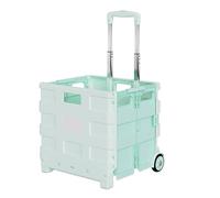 Cajón Rodante - Carro De La Compra,Carrito Ligero Multiusos para Lavandería Viaje Aeropuerto Camping