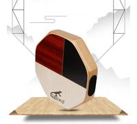 Cajon - Tambor de mano, 3 partes, portátil, compacto, de viaje, simplemente toca con los dedos o las palmas, para jugar al aire libre como viajar, acampar