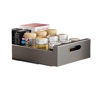 Cajón telescópico cajón extraíble organizador de cocina, (25 x 43 x 9 cm), organizador de armario, cajones, estantes de almacenamiento para cocina, organización de despensas bajo el fregadero, sin