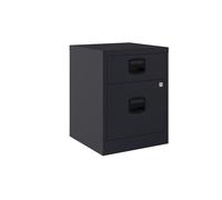Cajonera bisley pfa 2 cajones 40cm negro