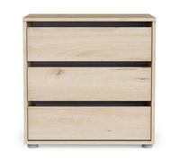 Cajonera box ii 3 cajones 60cm roble - conforama