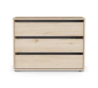 Cajonera box ii 3 cajones 80cm roble - conforama