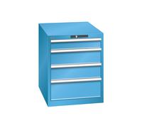 Cajonera con 4 cajones LISTA, A x P x H 564 x 724 x 700 mm