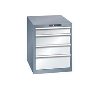 Cajonera con 4 cajones LISTA, A x P x H 564 x 724 x 700 mm