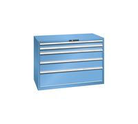 Cajonera con 5 cajones LISTA, A x P x H 1431 x 725 x 1000 mm