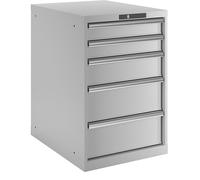 Cajonera con 5 cajones LISTA, A x P x H 564 x 724 x 850 mm