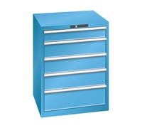 Cajonera con 5 cajones LISTA, A x P x H 717 x 725 x 850 mm